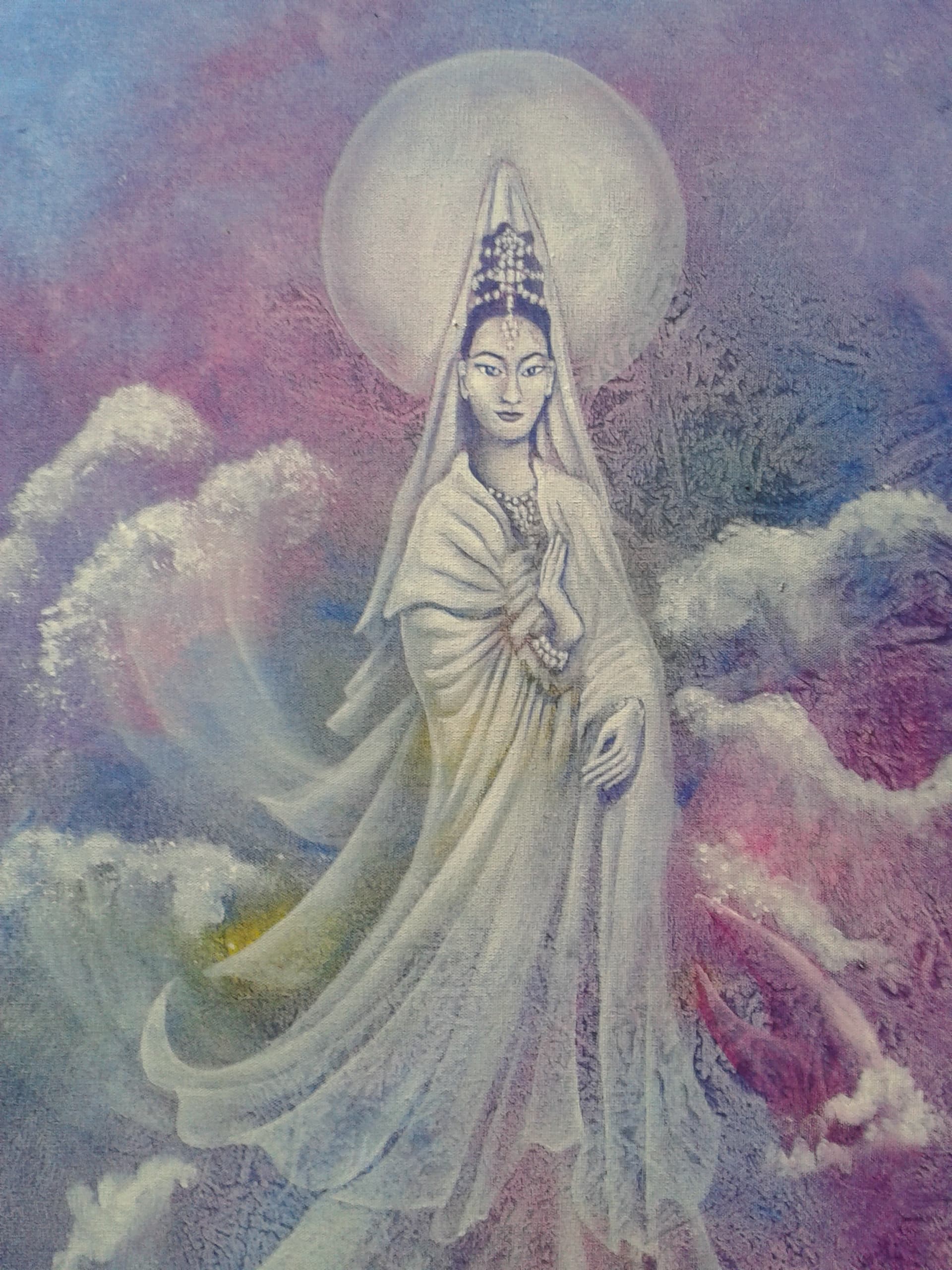 Oshun — painting by Ximena Xaguar