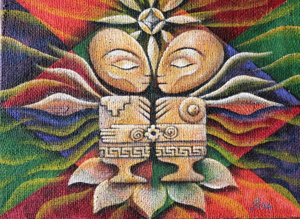 Warmy Munachi — painting by Ximena Xaguar